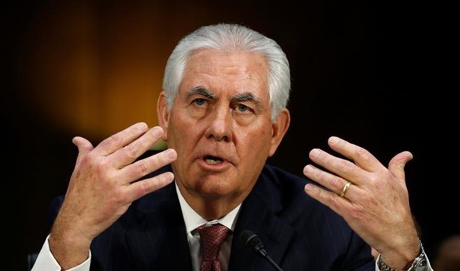 Ngoại trưởng Mỹ Rex Tillerson. Ảnh: Reuters. 