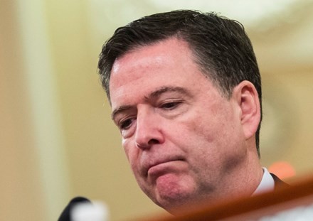 Cựu Giám đốc Điều tra Liên bang Mỹ James Comey. Ảnh: Getty Image