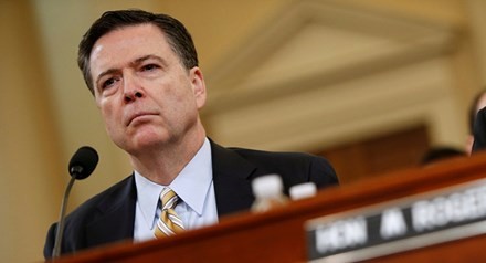 Cựu Giám đốc FBI James Comey. Ảnh: Reuters