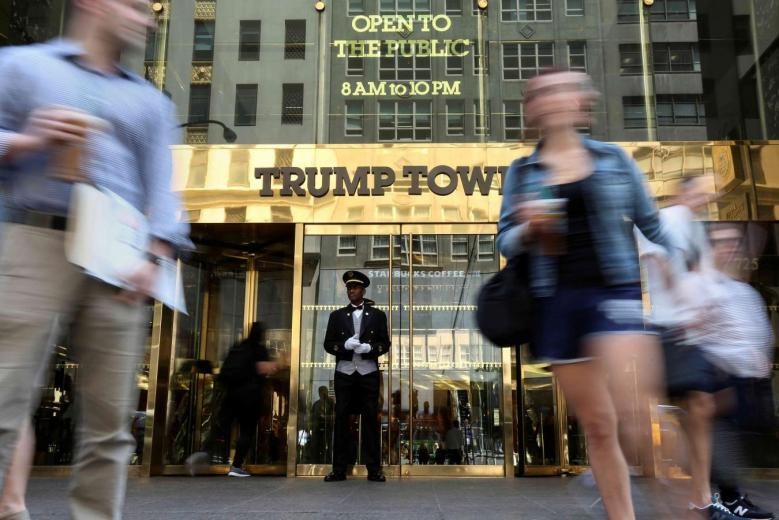 Tòa nhà Trump Tower ở thành phố New York - Ảnh: Reuters