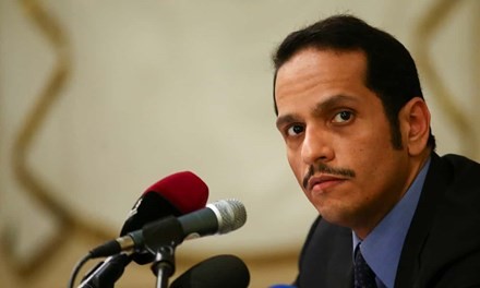 Ngoại trưởng Qatar Sheikh Mohammed bin Abdulrahman Al-Thani. Ảnh: Reuters