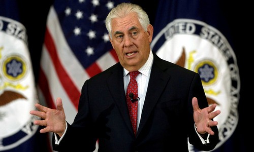 Vai trò của ông Rex Tillerson ngày càng mờ nhạt. Ảnh: Reuters.