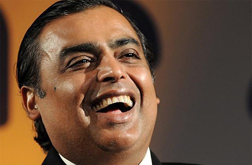 Ông Ambani sở hữu khối tài sản trị giá 34,8 tỷ USD.