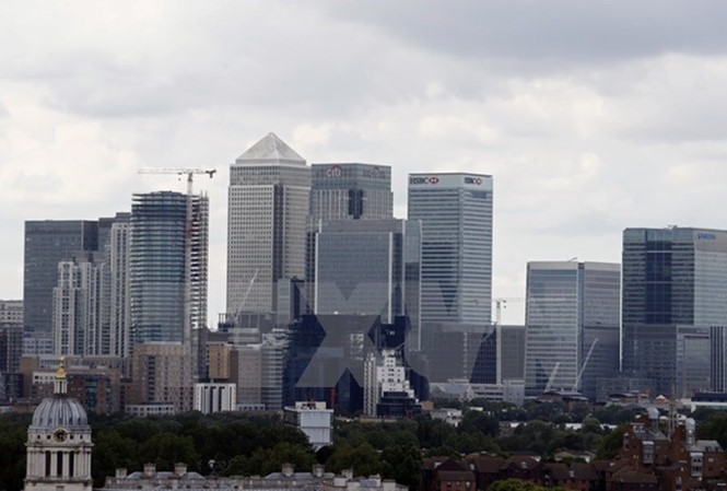 Trung tâm tài chính London. (Nguồn: AFP/TTXVN)