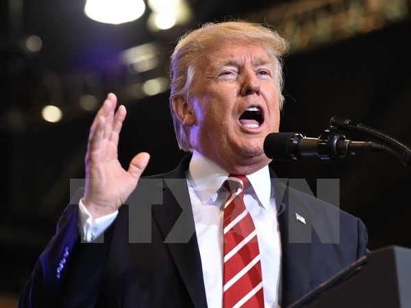 Tổng thống Mỹ Donald Trump. (Nguồn: AFP/TTXVN)