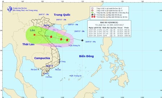 Thời tiết ngày 24/7: Bắc Bộ nắng nóng trở lại, bão số 4 chuẩn bị đổ bộ vào bờ biển nước ta 