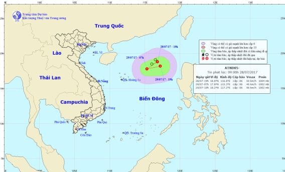 Thời tiết ngày 29/7: Bắc Bộ nắng mưa xen kẽ, ATNĐ vẫn giậm chân ngoài Biển Đông