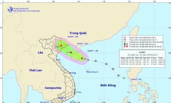 Hà Nội có mưa do áp thấp nhiệt đới