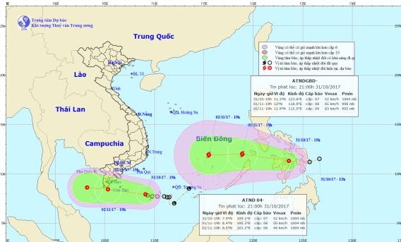 Bắc Bộ nhiều nơi dưới 12 Độ C, xuất hiện áp thấp nhiệt đới trên Biển Đông