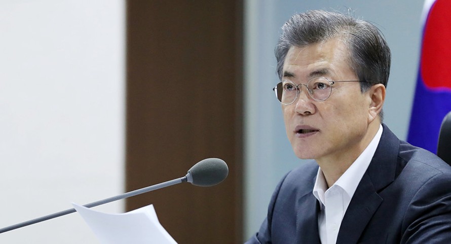 Tổng thống Hàn Quốc Moon Jae-in. Ảnh: Sputnik 