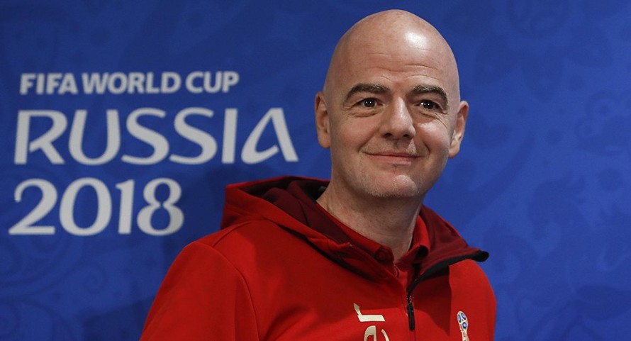 Chủ tịch FIFA Gianni Infantino. Ảnh: Sputnik