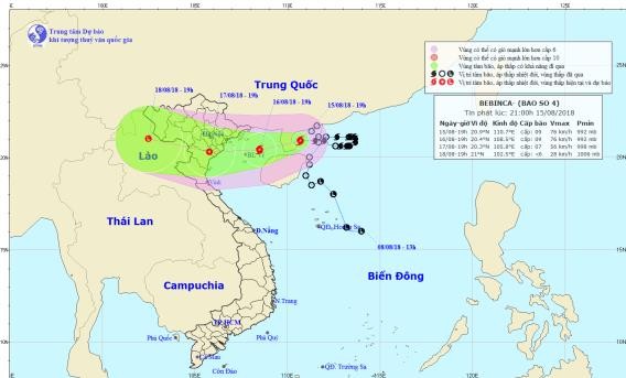 Hôm nay, bão số 4 đổ bộ vào đồng bằng Bắc Bộ