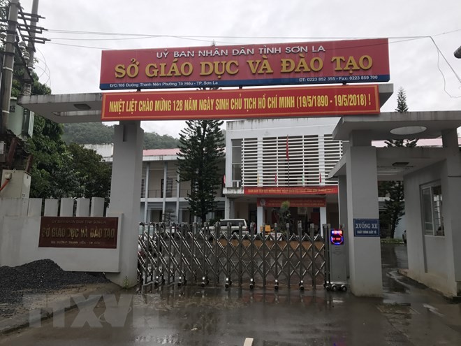 Sở Giáo dục & Đào tạo tỉnh Sơn La. Ảnh: TTXVN