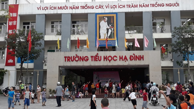 Trường Tiểu học Hạ Đình. Ảnh: Thanh Niên