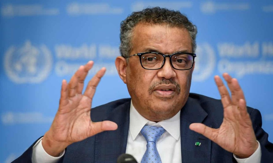 Tổng giám đốc WHO Tedros Adhanom Ghebreyesus. Ảnh: AFP