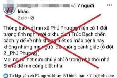 Công an Hà Nội xử lý các đối tượng tung tin giả về dịch bệnh 