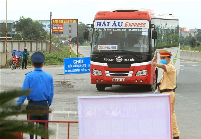 Ngày đầu triển khai kiểm soát dịch tại 6 chốt cửa ngõ Hải Phòng