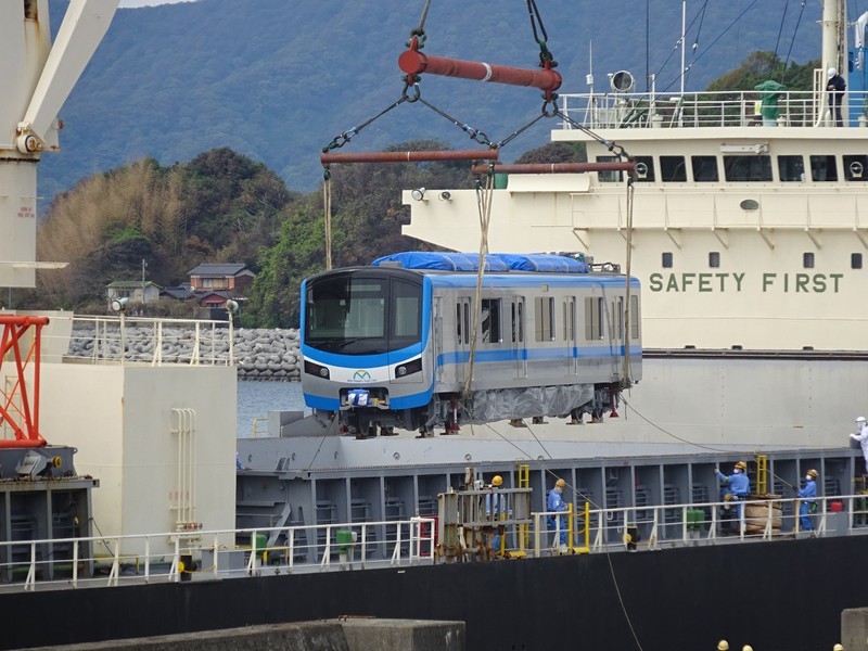 Tàu thiết kế cho tuyến Metro Số 1 khi ở Nhật Bản. Ảnh: MAUR