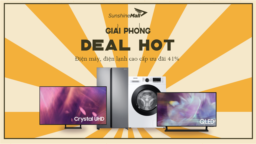 Sunshine Mall 'giải phóng' hàng loạt deal hot nhân dịp đại lễ 30/4