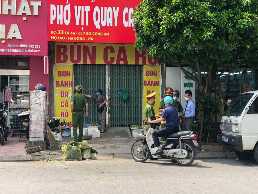 Hà Nội xử phạt 291 trường hợp vi phạm các quy định giãn cách xã hội