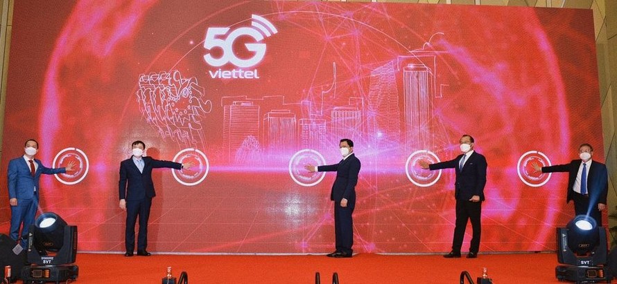 Nghi thức khai trương mạng 5G Viettel tại TP Đà Nẵng 