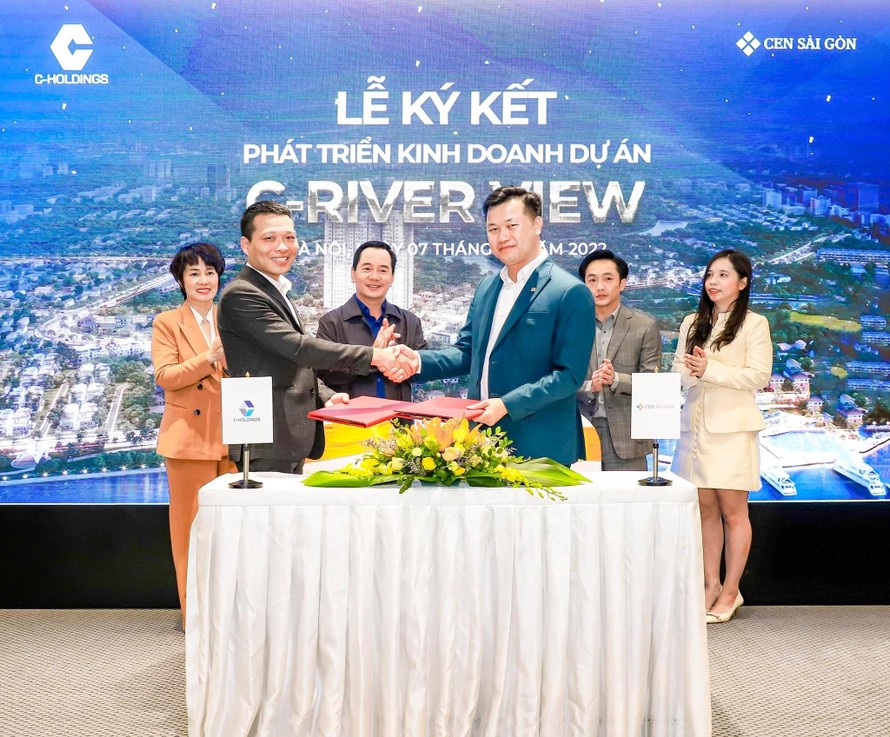 Cen Sài Gòn (trực thuộc Cen Land) và C-Holdings ký kết phát triển kinh doanh dự án C-River View 