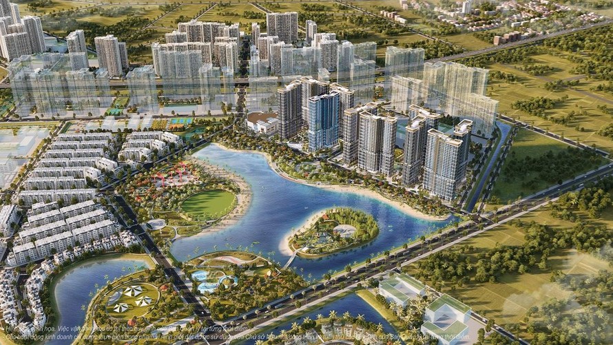 Toàn cảnh đại đô thị Vinhomes Grand Park – trung tâm hành chính, thương mại (CBD) TP Thủ Đức.