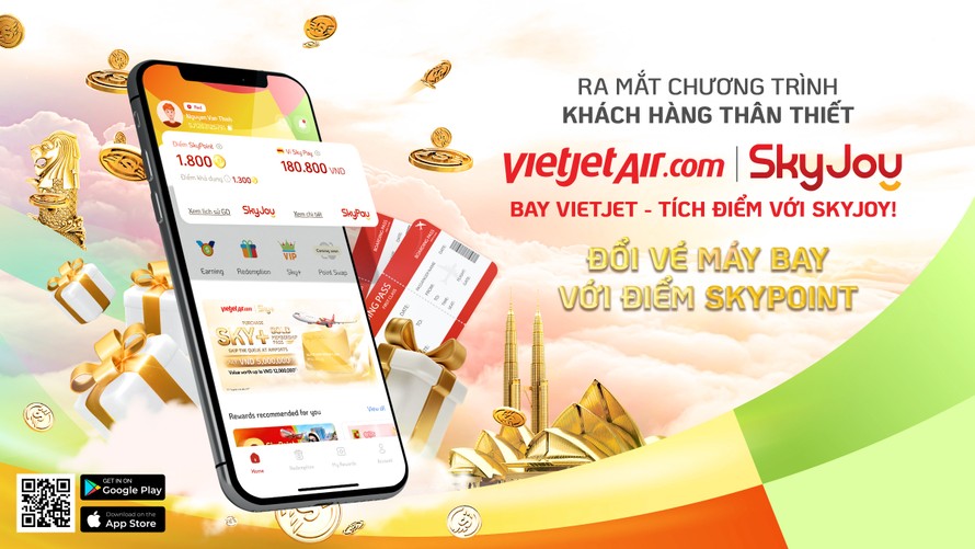 Trải nghiệm phong cách sống không giới hạn với Chương trình Khách hàng thân thiết Vietjet SkyJoy