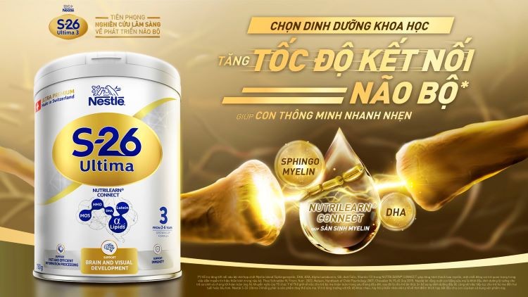 Nestlé S-26 – tiên phong nghiên cứu lâm sàng về phát triển não bộ, đồng hành cùng cha mẹ Việt xây dựng một thế hệ tương lai khỏe mạnh, thông minh và nhanh nhẹn.