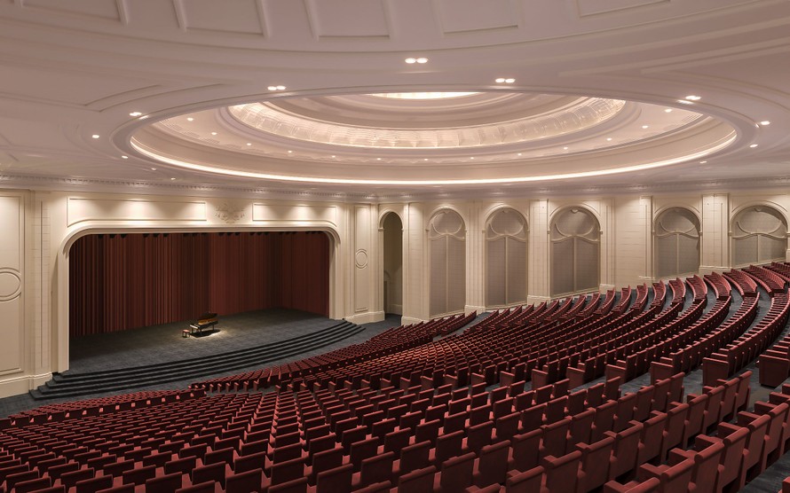 Nhà hát quy mô 10.000 chỗ ngồi tại Vinhomes Ocean Park 2 sẽ là biểu tượng mới tại Ocean City. 