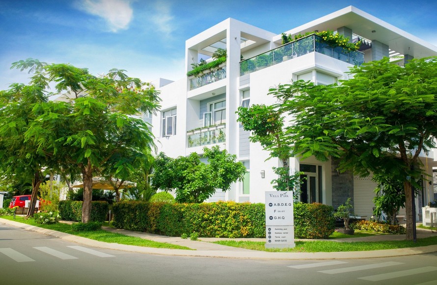 Một góc xanh dự án Villa Park do MIK Group phát triển tại TP.Hồ Chí Minh. 