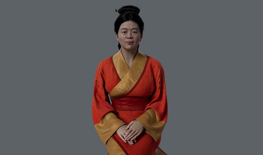 Tái tạo diện mạo nữ quý tộc thời cổ đại Trung Quốc bằng AI