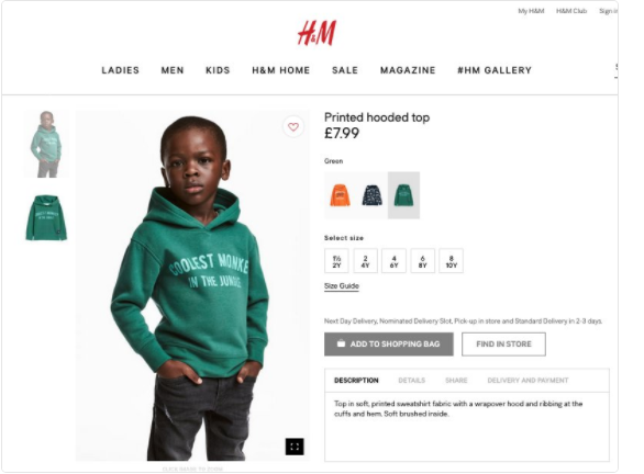 H&M bị tẩy chay vì quảng cáo phân biệt chủng tộc