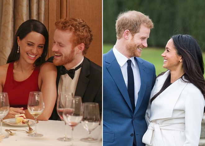 Cặp đôi diễn viên chính được nhận định có nhiều nét tương đồng với Harry và Meghan Markle.