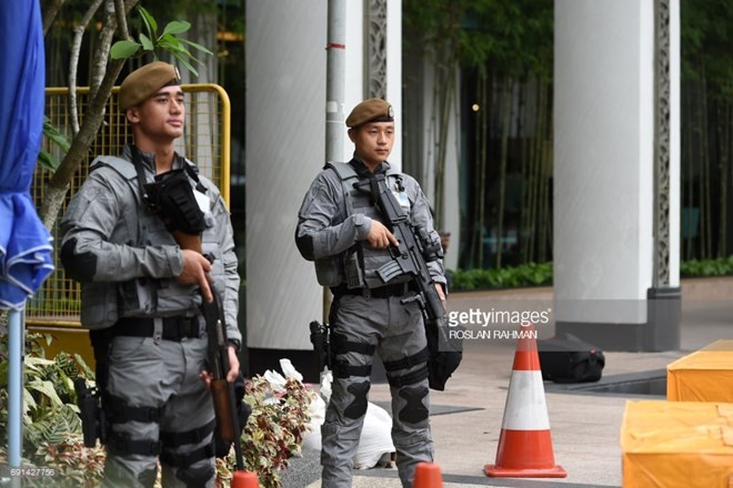 Biệt đội Gurkha của Singapore. (Nguồn: Getty Images)