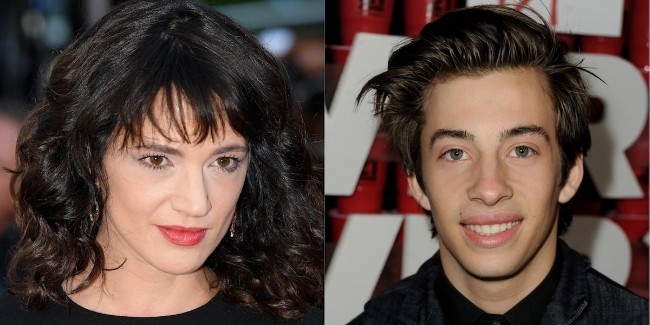 Asia Argento và Jimmy Bennet - Ảnh: Getty Images