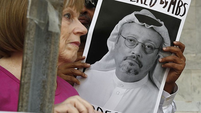 Nhà báo Khashoggi. Ảnh: AP