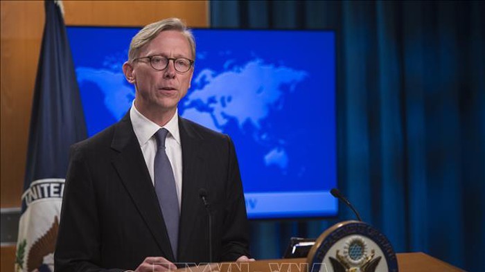 Đại diện đặc biệt của Mỹ về Iran, ông Brian Hook. Ảnh: AFP/TTXVN