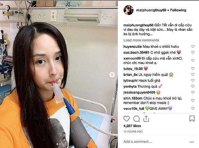 Fan lo sốt vó vì Mai Phương Thúy nhập viện ngày cận Tết