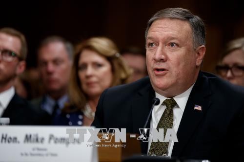 Ngoại trưởng Mỹ Mike Pompeo. Ảnh: THX/ TTXVN.