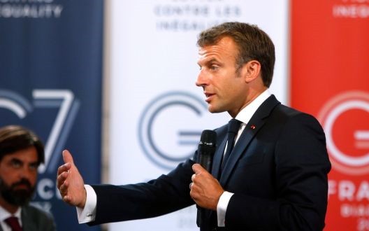 Tổng thống Pháp Macron. Ảnh: Irish Times.