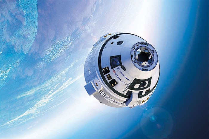 Đồ họa chiếc Boeing CST-100 Starliner - (Ảnh: BOEING).