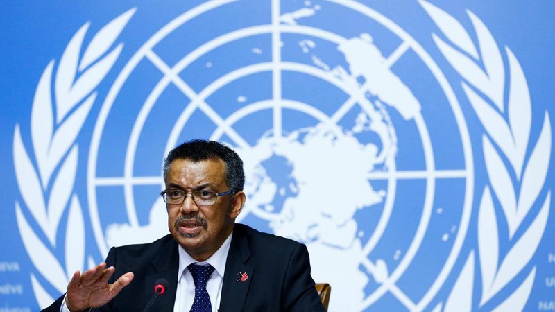 Tổng giám đốc Tổ chức Y tế Thế giới WHO Tedros Adhanom Ghebreyesus. Ảnh: Reuters