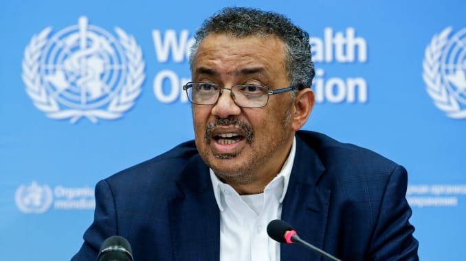 Tổng giám đốc WHO Tedros Adhanom Ghebreyesus. Ảnh: CNBC.