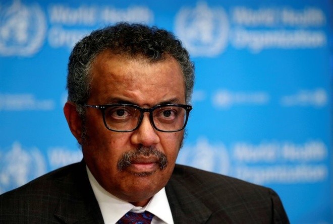 Tổng giám đốc WHO Tedros Adhanom Ghebreyesus. Ảnh: Reuters.