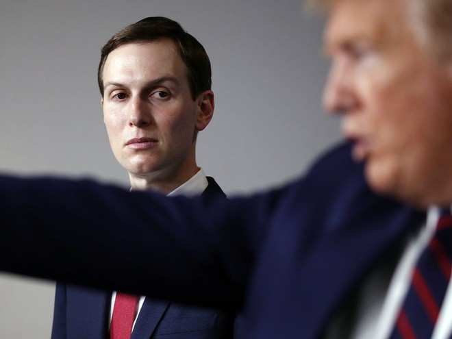 Con rể Jared Kushner là cố vấn cấp cao của Tổng thống Trump. Ảnh: NPR.