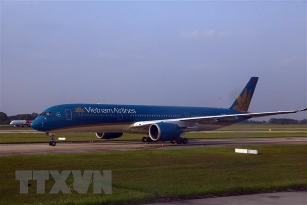 Máy bay của Vietnam Airlines. (Ảnh: Huy Hùng/TTXVN)