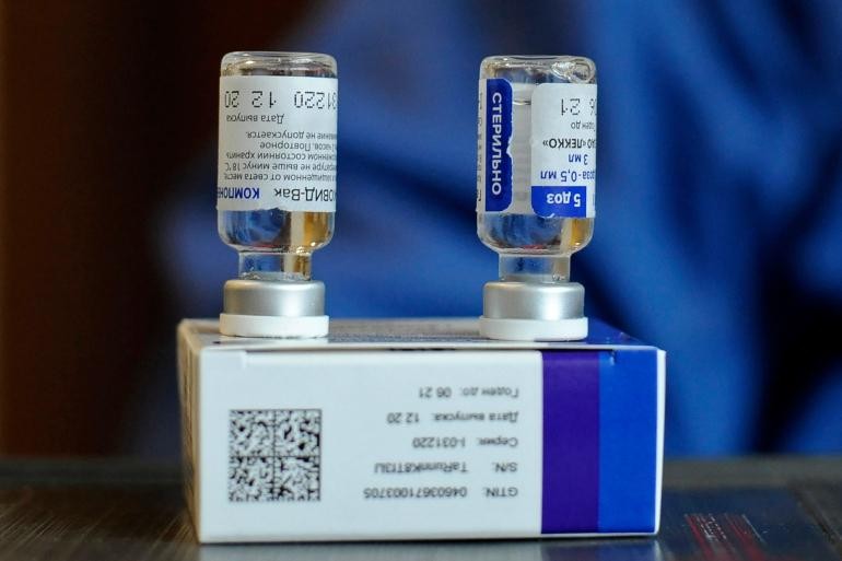 Lô hàng vaccine Sputnik V đầu tiên dự kiến được chuyển tới Iran vào ngày 4/2. Ảnh: AFP