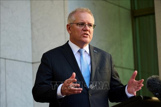 Thủ tướng Australia Scott Morrison. Ảnh: AFP/TTXVN