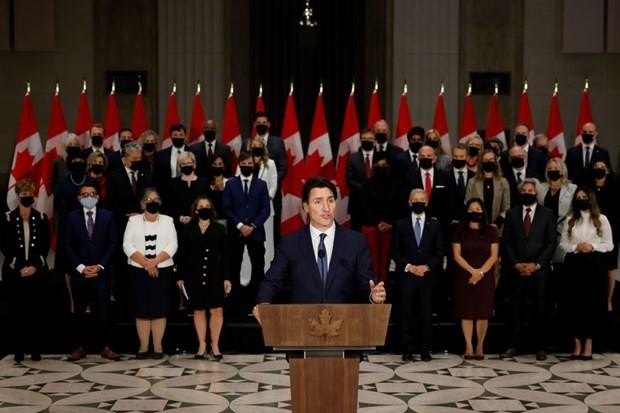 Thủ tướng Canada Justin Trudeau công bố thành viên nội các. (Nguồn: Reuters)